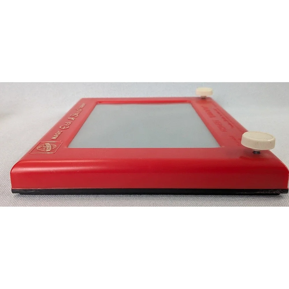 Ohio Art Etch A Sketch Kids Unisex OS Red Good Vintage Mechanical Drawing Toy